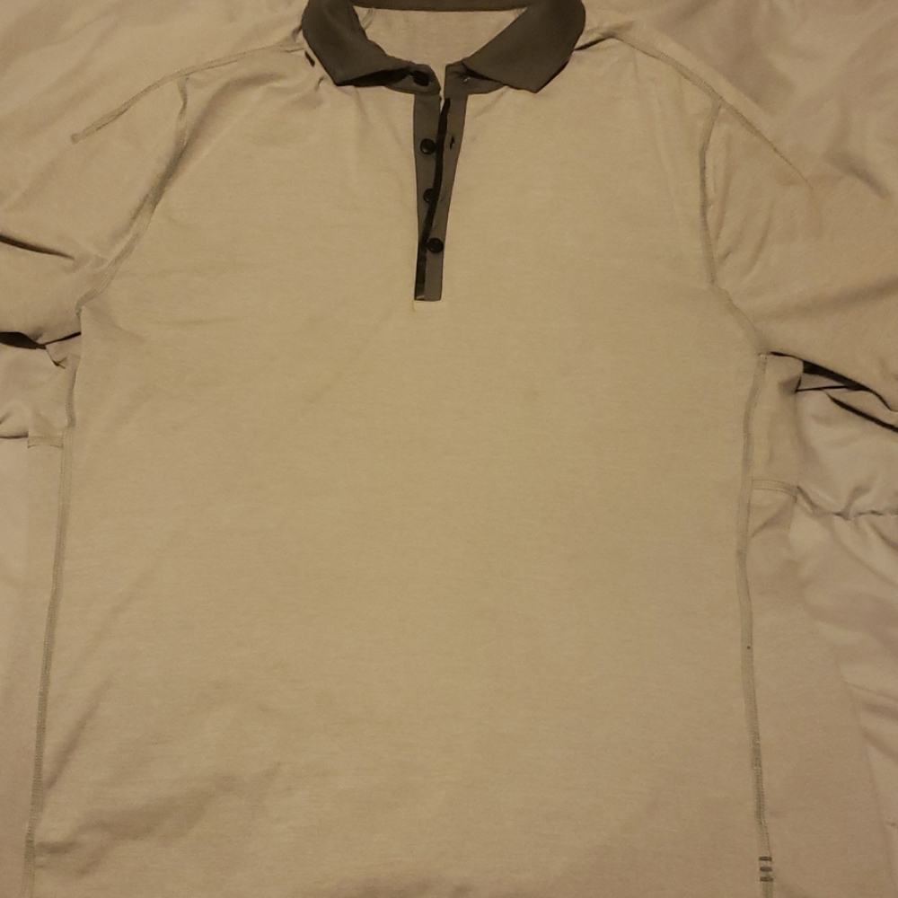 Men's large lululemon polo gray